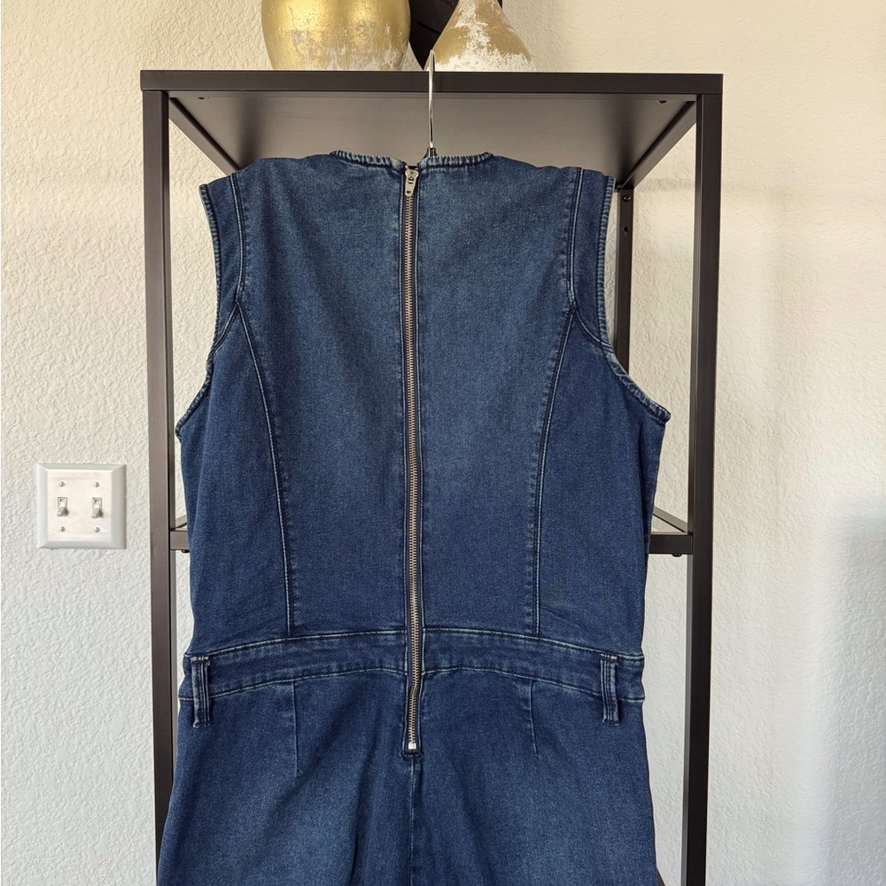 BEBE Denim Jumpsuit - Picture 8 of 15